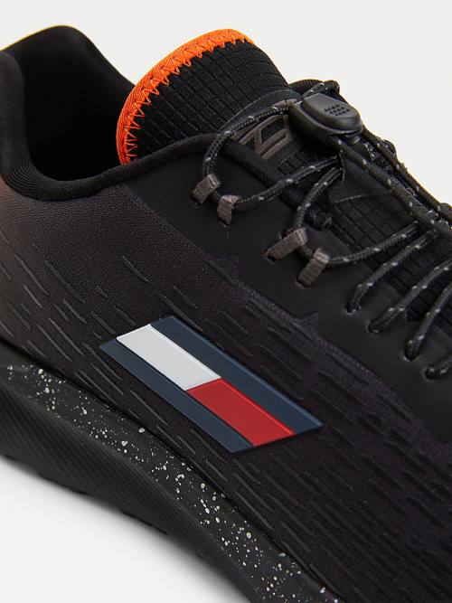 Tommy Hilfiger Sport Trail Tornacipő Férfi Fekete | TH647ZWA