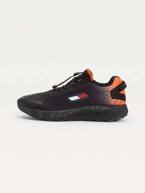 Tommy Hilfiger Sport Trail Tornacipő Férfi Fekete | TH647ZWA