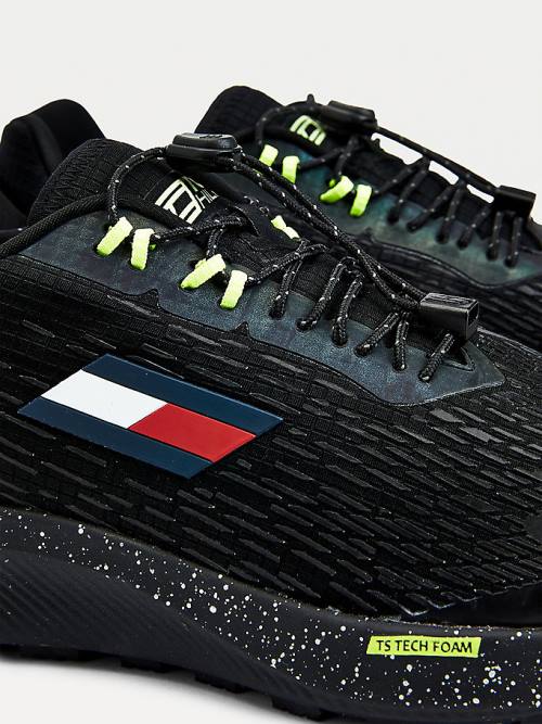 Tommy Hilfiger Sport Trail Tornacipő Női Fekete | TH512CDQ