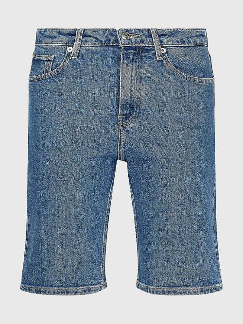 Tommy Hilfiger Straight Denim Rövidnadrág Női Denim | TH503ZGH