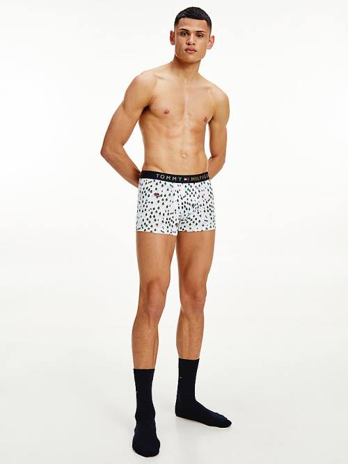 Tommy Hilfiger Stretch Pamut Trunks And Socks Set Fehérnemű Férfi Barna | TH082SNL