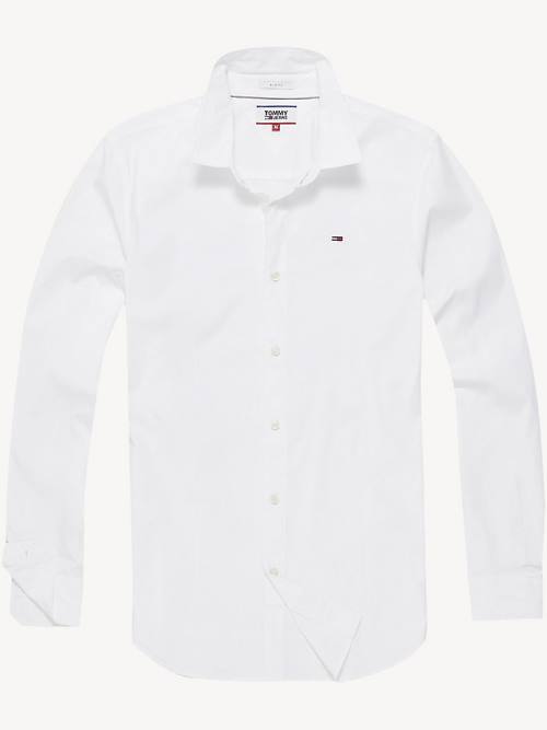 Tommy Hilfiger Stretch Slim Fit Ingek Férfi Fehér | TH452PJV