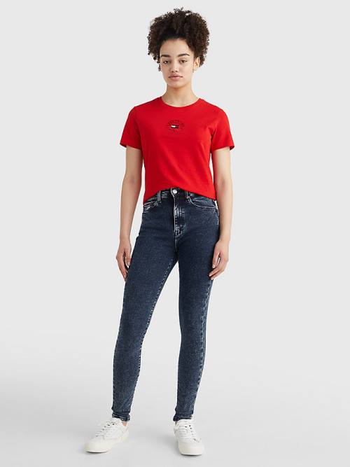 Tommy Hilfiger Sylvia High Rise Super Skinny Farmer Női Denim | TH197CMW