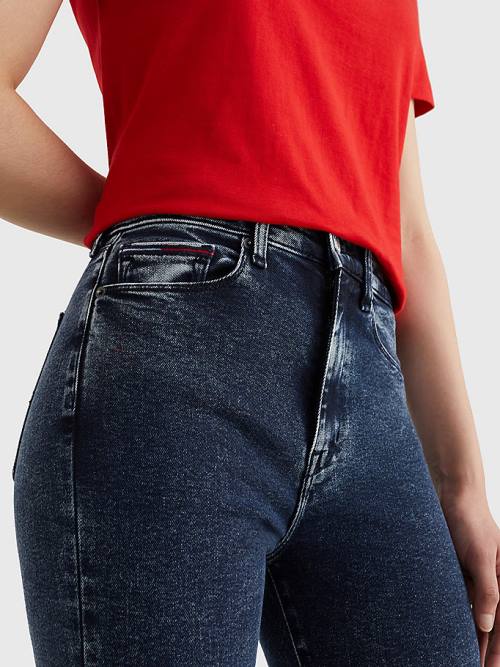 Tommy Hilfiger Sylvia High Rise Super Skinny Farmer Női Denim | TH197CMW