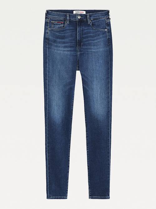 Tommy Hilfiger Sylvia High Rise Super Skinny Farmer Női Denim | TH217CPJ