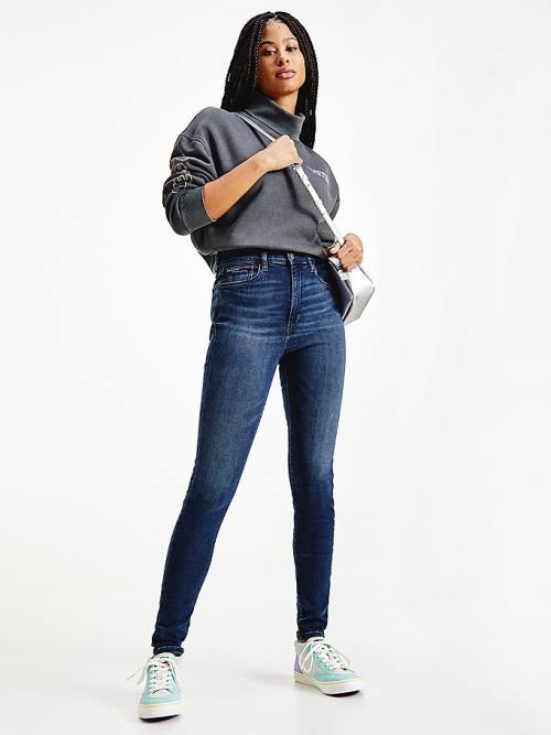 Tommy Hilfiger Sylvia High Rise Super Skinny Farmer Női Denim | TH217CPJ