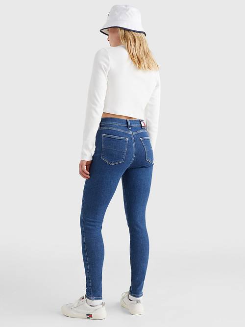 Tommy Hilfiger Sylvia High Rise Super Skinny Farmer Női Denim | TH256FST