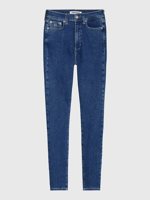 Tommy Hilfiger Sylvia High Rise Super Skinny Farmer Női Denim | TH256FST