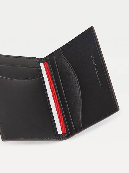 Tommy Hilfiger TH Business Bifold Bőr Pénztárca Férfi Barna | TH215TIW