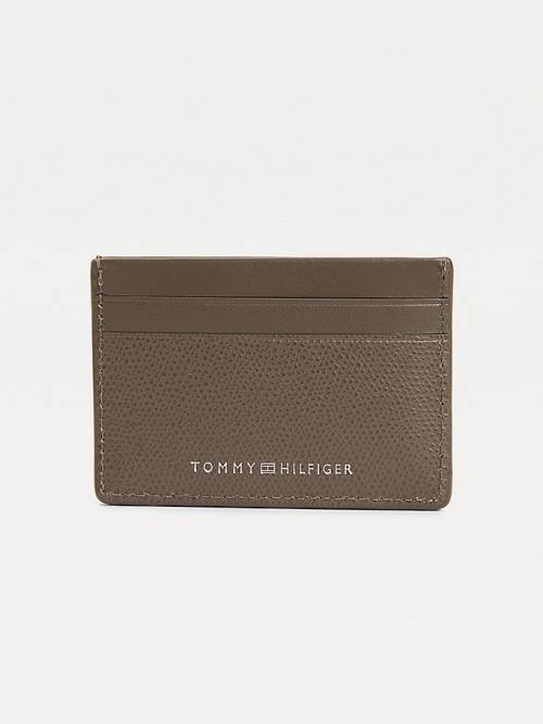 Tommy Hilfiger TH Business Small Bőr Card Holder Pénztárca Férfi Barna | TH589GZU