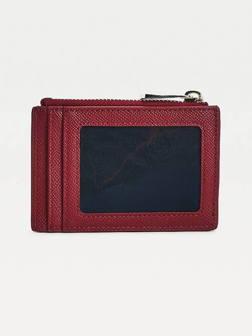 Tommy Hilfiger TH Club Horsebit Credit Card Holder Pénztárca Női Piros | TH976FTW