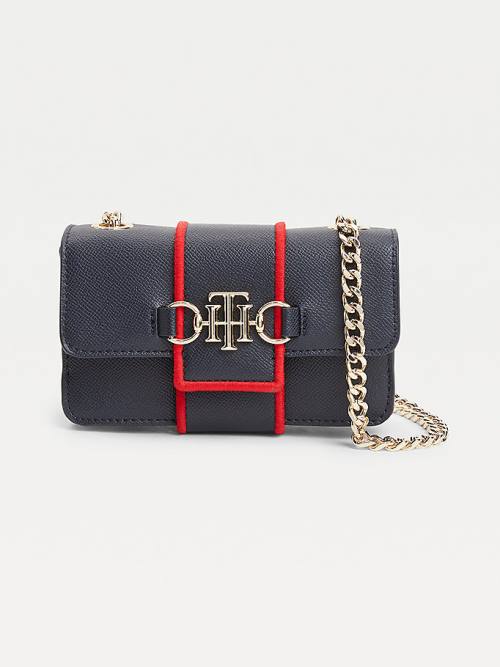 Tommy Hilfiger TH Club Small Crossover Táska Női Kék | TH870AOS