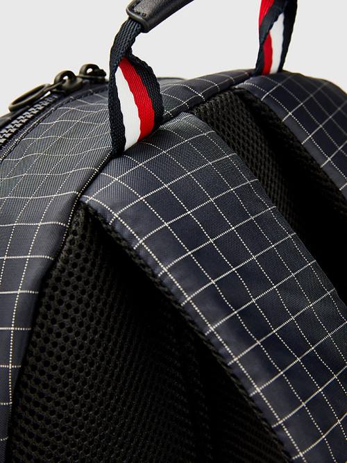 Tommy Hilfiger TH Established Backpack Táska Férfi Kék | TH410NTO