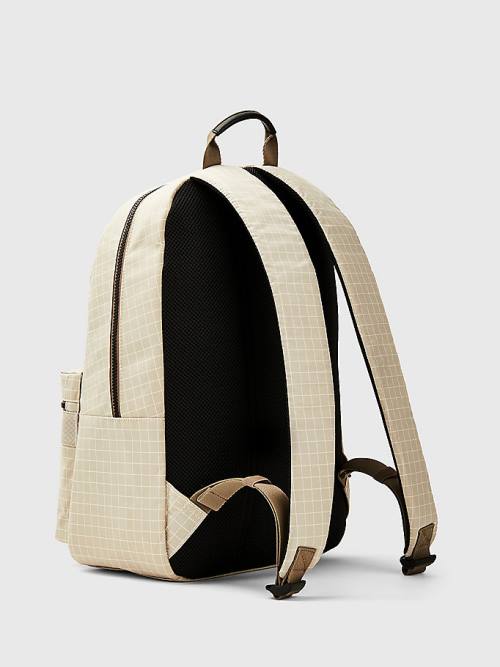 Tommy Hilfiger TH Established Backpack Táska Férfi Bézs | TH719TQX