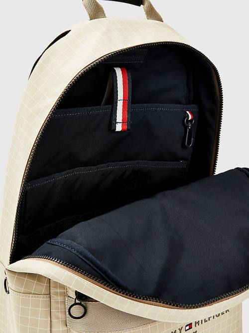 Tommy Hilfiger TH Established Backpack Táska Férfi Bézs | TH719TQX