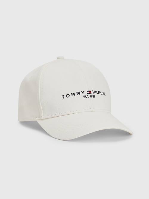 Tommy Hilfiger TH Established Baseball Cap Kalap Férfi Fehér | TH465LBI