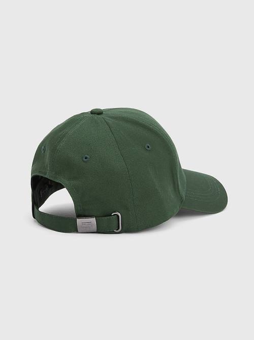 Tommy Hilfiger TH Established Baseball Cap Kalap Férfi Zöld | TH563JSH