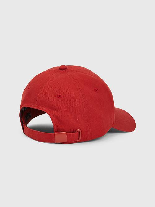 Tommy Hilfiger TH Established Baseball Cap Kalap Férfi Piros | TH869BCK