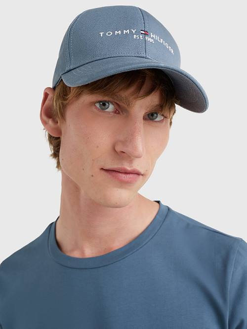 Tommy Hilfiger TH Established Baseball Cap Kalap Férfi Kék | TH948IDW