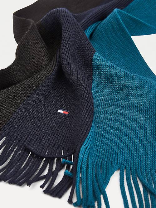 Tommy Hilfiger TH Established Knitted Sál Férfi Barna | TH014PLD