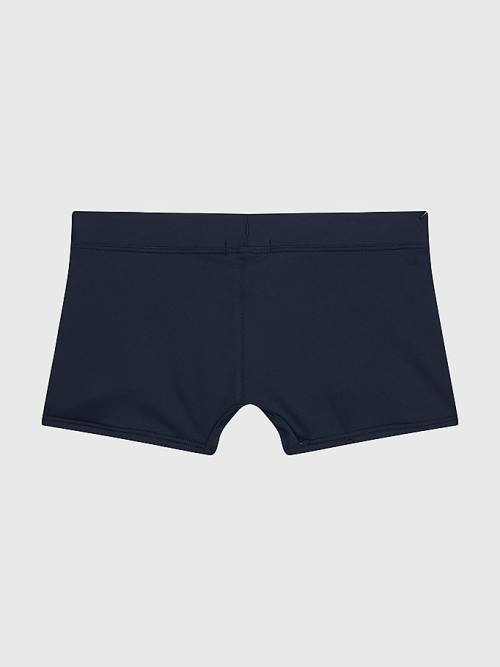 Tommy Hilfiger TH Established Logo Shorts Fürdőruha Fiú Kék | TH638YGK