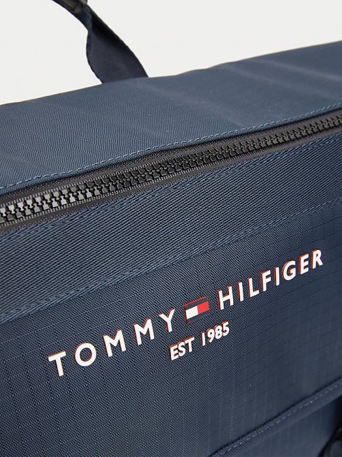 Tommy Hilfiger TH Established Messenger Táska Férfi Kék | TH246XTA