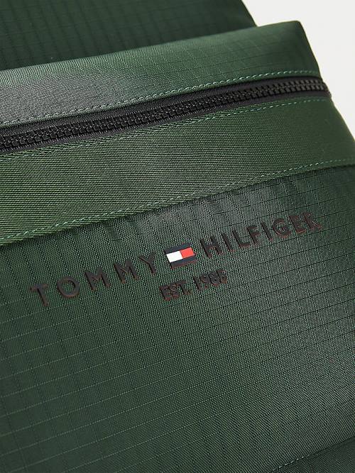 Tommy Hilfiger TH Established Recycled Polyester Backpack Táska Férfi Zöld | TH318YBH