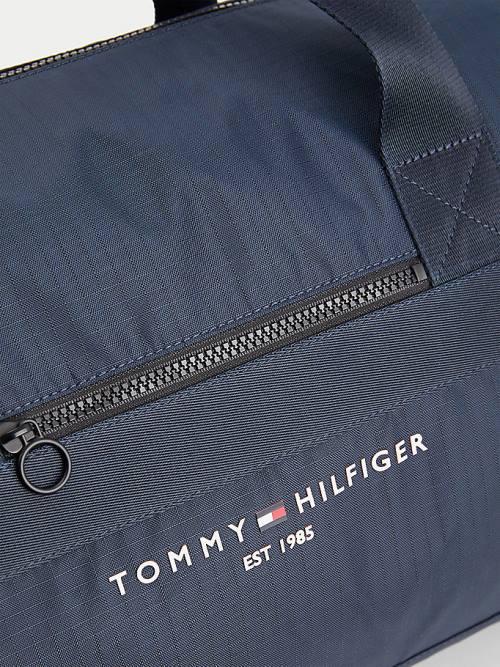 Tommy Hilfiger TH Established Recycled Polyester Duffle Táska Férfi Kék | TH325GAC