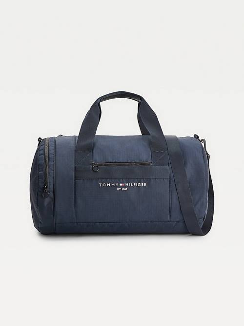 Tommy Hilfiger TH Established Recycled Polyester Duffle Táska Férfi Kék | TH325GAC