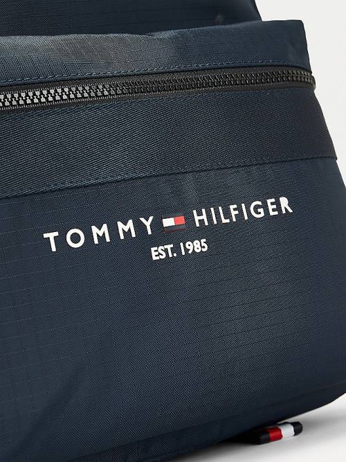 Tommy Hilfiger TH Established Recycled Polyester Backpack Táska Férfi Kék | TH506MLC