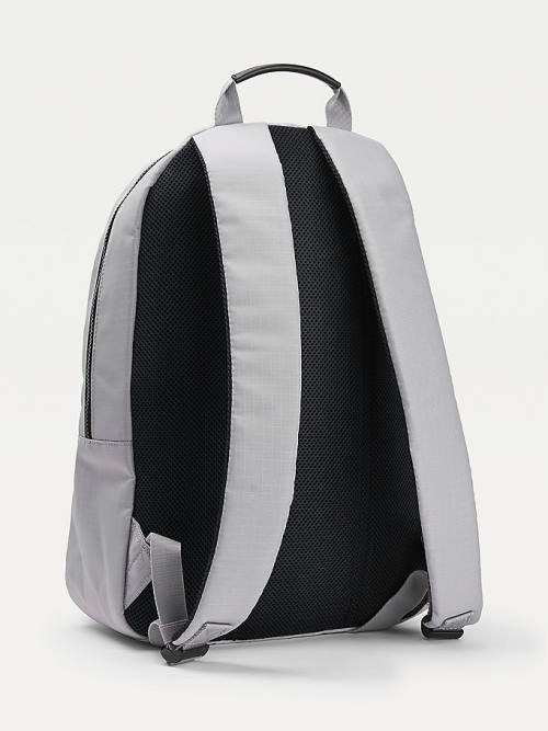 Tommy Hilfiger TH Established Recycled Polyester Backpack Táska Férfi Szürke | TH805VCO