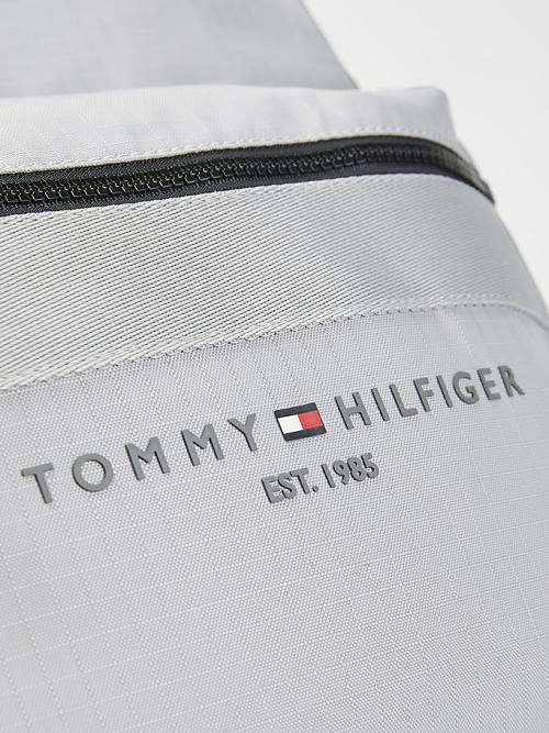 Tommy Hilfiger TH Established Recycled Polyester Backpack Táska Férfi Szürke | TH805VCO