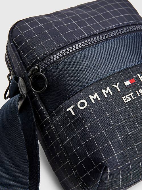 Tommy Hilfiger TH Established Small Reporter Táska Férfi Kék | TH076XVM