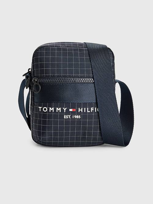 Tommy Hilfiger TH Established Small Reporter Táska Férfi Kék | TH076XVM