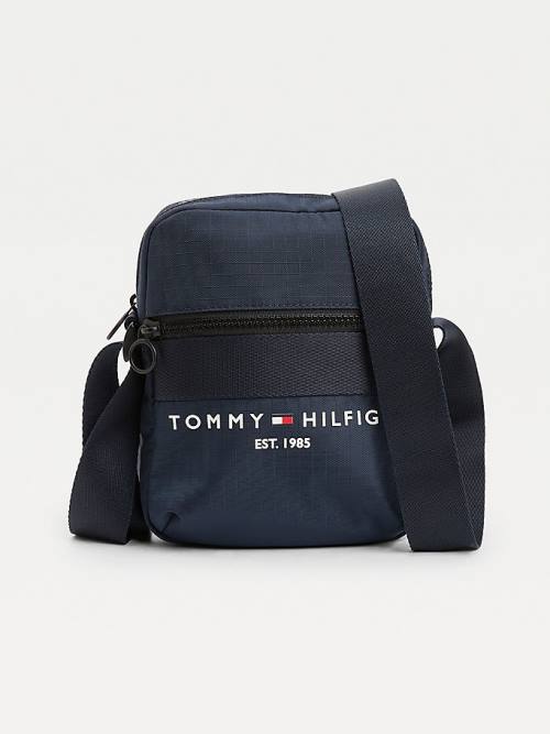 Tommy Hilfiger TH Established Small Reporter Táska Férfi Kék | TH608SZE