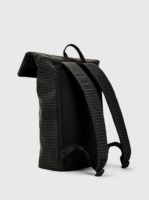 Tommy Hilfiger TH Established Urban Backpack Táska Férfi Fekete | TH029CWR