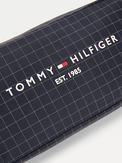 Tommy Hilfiger TH Established Vizi Repellent Washbag Táska Férfi Kék | TH194JHF