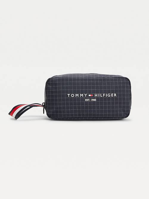 Tommy Hilfiger TH Established Vizi Repellent Washbag Táska Férfi Kék | TH194JHF