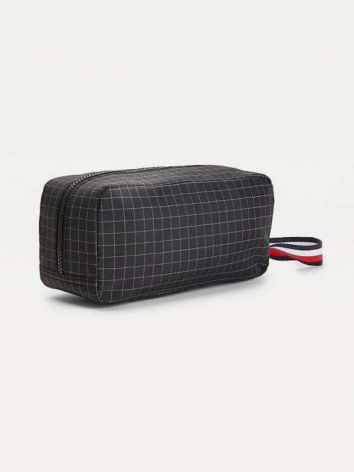 Tommy Hilfiger TH Established Vizi Repellent Washbag Táska Férfi Fekete | TH638CPV