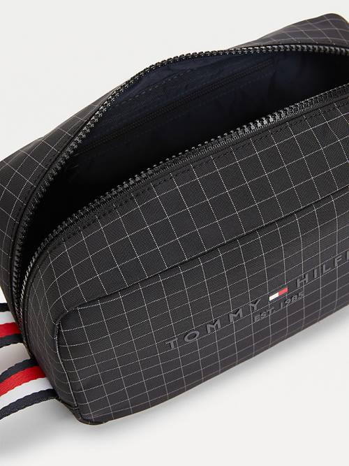 Tommy Hilfiger TH Established Vizi Repellent Washbag Táska Férfi Fekete | TH638CPV