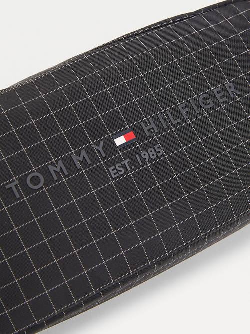 Tommy Hilfiger TH Established Vizi Repellent Washbag Táska Férfi Fekete | TH638CPV