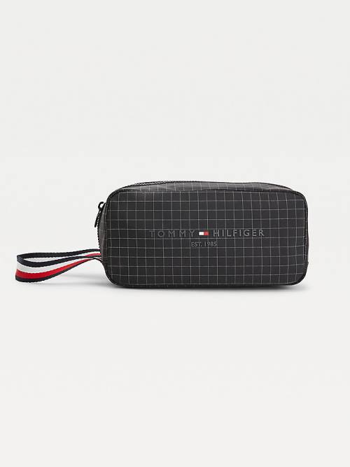 Tommy Hilfiger TH Established Vizi Repellent Washbag Táska Férfi Fekete | TH638CPV