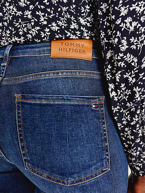 Tommy Hilfiger TH Flex Mid Rise Bootcut Farmer Női Denim | TH374UWG