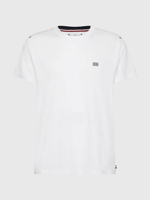 Tommy Hilfiger TH Flex Tech Essentials Póló Férfi Fehér | TH238POV