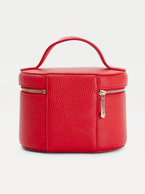 Tommy Hilfiger TH Interlock Vanity Case Táska Női Piros | TH805QTI