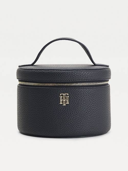 Tommy Hilfiger TH Interlock Vanity Case Táska Női Kék | TH817UBX