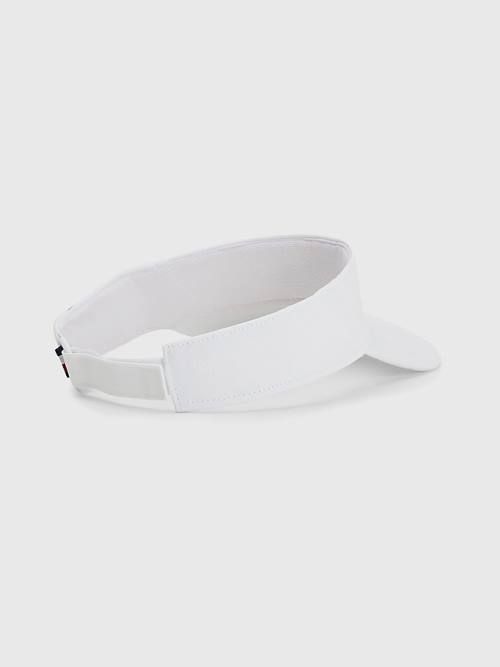 Tommy Hilfiger TH Modern Iconic Signature Visor Kalap Női Fehér | TH809CMJ