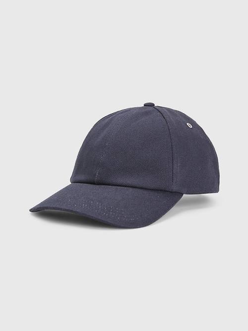 Tommy Hilfiger TH Modern Signature Embroidery Cap Kalap Férfi Kék | TH104PGL