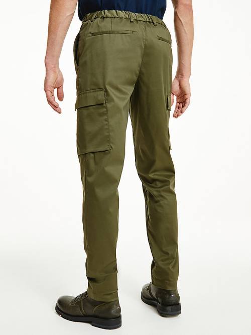 Tommy Hilfiger TH Modern Slim Fit Cargo Nadrág Férfi Khaki | TH294MZN