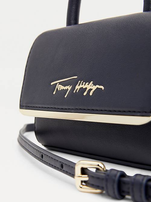 Tommy Hilfiger TH Modern Small Bar Táska Női Kék | TH847RBS